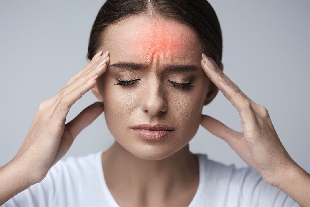 headache with cervical osteochondrosis